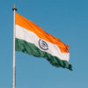 インドの国旗の画像